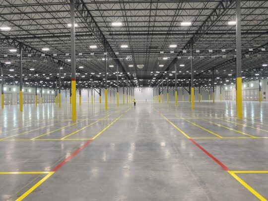 Epoxy Warehouse Striping